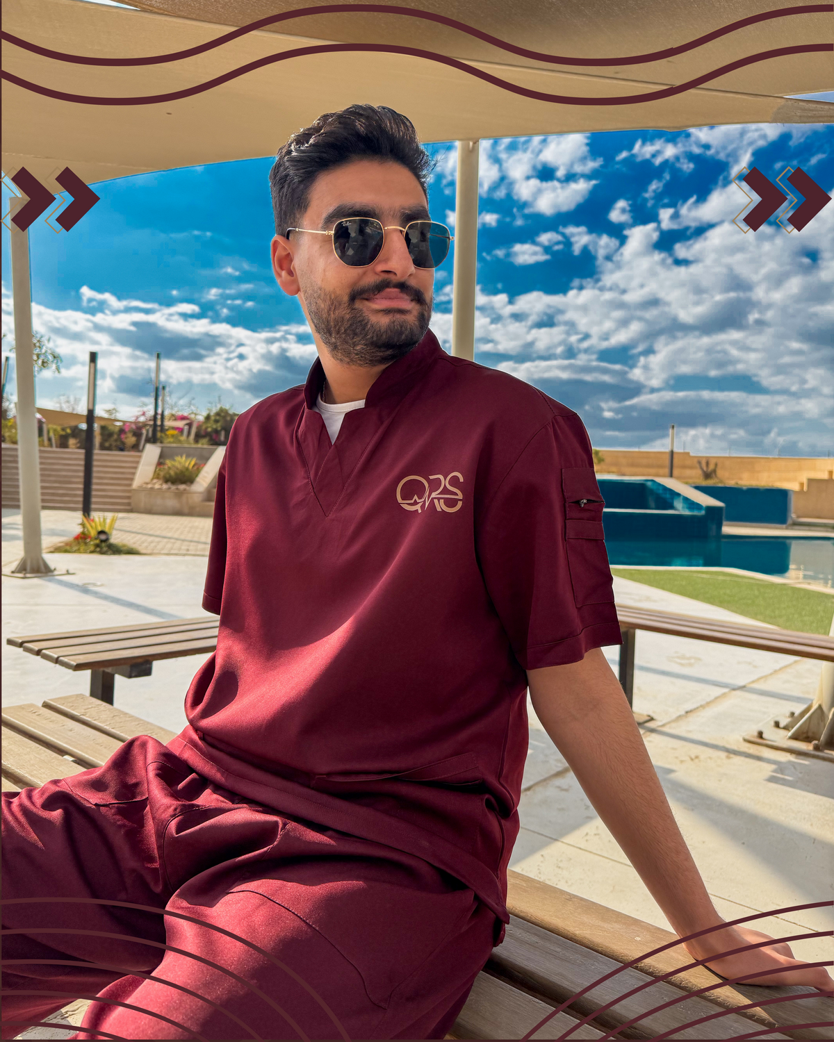 PREMIUM SCRUB | BURGUNDY